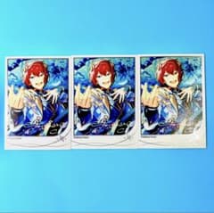 あんスタ 中国 招募 ポラロイド カード 第2弾 朱桜司 開花後 3点 ec08