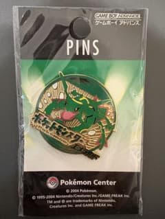ポケモンセンター限定 ピンズ ポケットモンスター エメラルド　レックウザ　未開封のサムネイル