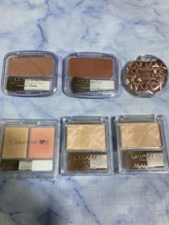 CEZANNE & CANMAKE チークハイライト6個のサムネイル