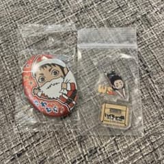 ハイキュー 楕円 缶バッジ 澤村大地 クリスマス ハイキュー展 アクスタ