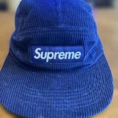 Supreme コーデュロイ キャップ ブルーのサムネイル