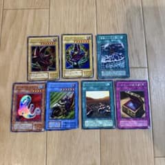 遊戯王 旧カード7枚まとめ ブラック・マジシャン P4-02 キラ・字レア