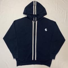 CRONOS half zip logo design hoodie 42 LL - メルカリ