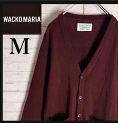 u*5様 【超希少カラー】 ワコマリア 刺繍ロゴ ウール100% 即完売 M カのサムネイル