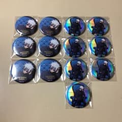 ☆五条悟 箔押し オーロラ 缶バッジ Chair : Blue 呪術廻戦プラザ