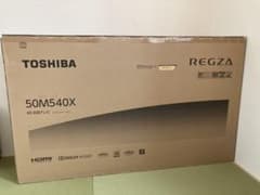 ★新品未使用★ 東芝 50型 4K  内蔵液晶テレビ REGZA 50M540Xのサムネイル