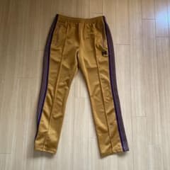 Needles ニードルズ トラックパンツ ナロー S マスタード Needles ニードルズ トラックパンツ ナロー S マスタード - メルカリ