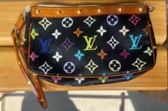 LOUIS VUITTON モノグラム・マルチカラー ノワール ハンドポーチのサムネイル