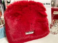 【新品・未使用】クリスマス限定コフレ　ポーチ　ノベルティ　赤のサムネイル