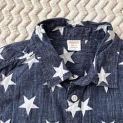 Gymboree 半袖シャツ 星柄 ネイビー M(7-8)のサムネイル