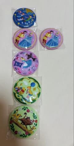 ディズニー 刺繍 缶バッジ ひとつずつ販売のサムネイル