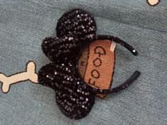 Disney sequin headband, black