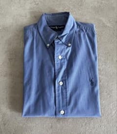 Ralph Laurenラルフローレン 半袖シャツ ブルー　青　Mのサムネイル
