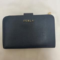 FURLA 二つ折り財布 ネイビーのサムネイル