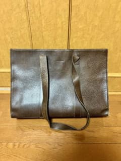 Calvin Klein レディース レザートートバッグ ブラウンのサムネイル