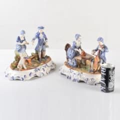 イタリア製 CAPODIMONTE カポディモンテ 陶人形 2点 C 6520A - メルカリ