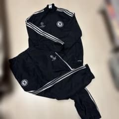 adidas Chelsea ジャージ ブラック 上下セットのサムネイル