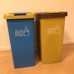 キッチン分別ゴミ箱 おしゃれダストボックス2個セットのサムネイル