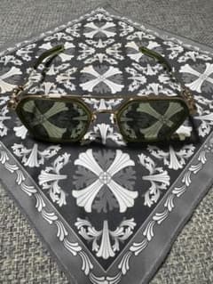 超希少 CHROME HEARTS クロムハーツ HOTATION サングラス緑 - メルカリ
