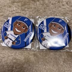 北海道日本ハムファイターズ ガチャ 万波中正選手 缶バッジのサムネイル
