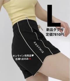 新品！ xfk2ps1103 配色パイピング入 ドルフィン ショートパンツ