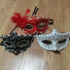 ハロウィン 仮面舞踏会 ベネチアン ３点セットのサムネイル