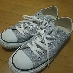 P様専用CONVERSE シルバーラメ スニーカーのサムネイル
