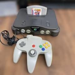 Nintendo 64 本体 コントローラー付き ソフト1本付き - メルカリ