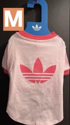 adidas 犬用 Tシャツ ピンク Mサイズのサムネイル