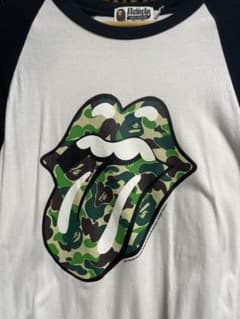 bape ローリングストーンズ　tシャツ　七部丈のサムネイル