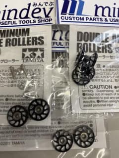 超お得 TAMIYA ミニ四駆 13mmダブルローラー 13mmローラー 未開封 