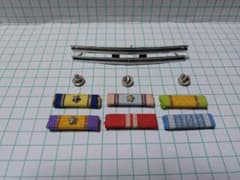 防衛記念章2段リボン略章6個 自衛隊。陸自。PX品。JSDF - メルカリ