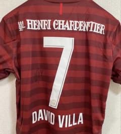 ダビド・ビジャ 直筆サイン入りユニフォーム ヴィッセル神戸 - メルカリ