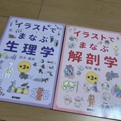 イラストでまなぶ生理学 解剖学 第3版 2冊セットのサムネイル