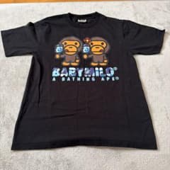 A BATHING APE BABY MILO Tシャツ ブラック Sのサムネイル