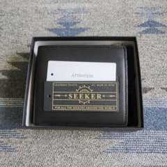 SEEKER GROW series men's bi-fold wallet