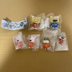 にしむらゆうじ　宇宙なんちゃらこてつくん　ソフビ　フィギュア　6個セットのサムネイル