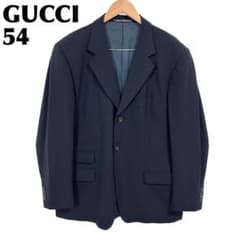 【美品】 GUCCI スーツ テーラードジャケット 54 ブラック 無地 美品】 GUCCI スーツ テーラードジャケット 54 ブラック 無地 - メルカリ