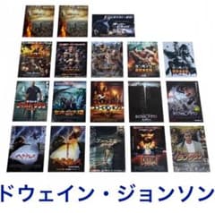 ドウェイン・ジョンソン 出演 映画チラシ フライヤー 18枚セット