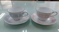 Noritake ティーカップセット 青とピンクのサムネイル