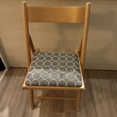 【本日最終】ミナペルホネン 無印 折り畳みチェア ハンドメイド タンバリン 本日最終】ミナペルホネン 無印 折り畳みチェア ハンドメイド