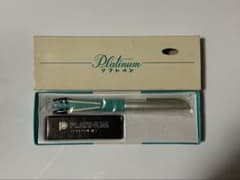 PLATINUM プラチナ　ソフトペン グリーン　未使用品のサムネイル