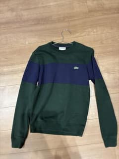 LACOSTE グリーン・ネイビー スウェット XSのサムネイル