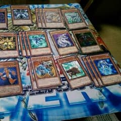 遊戯王　機皇帝デッキ　スリーブ付き　エクストラ付きのサムネイル