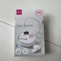 完全ワイヤレスイヤホン　クリアケースのサムネイル