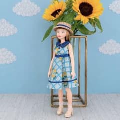1/6ドールアウトフィット　チェリーちゃん　帽子セット　青　＊Nicole＊のサムネイル