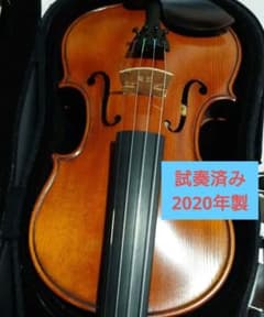 美品 ニコロサンティNSN60S バイオリン 4/4 弓、ケース、松脂、肩当付