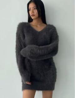 限定値下げ⭕️EMODA WAYシャギーミニワンピースFサイズ