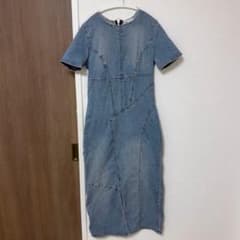 新品 ZARA デニムワンピース Mのサムネイル