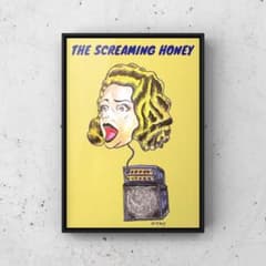 ☆A4フレーム付き☆オリジナル アートポスター THE SCREAMING2 - メルカリ